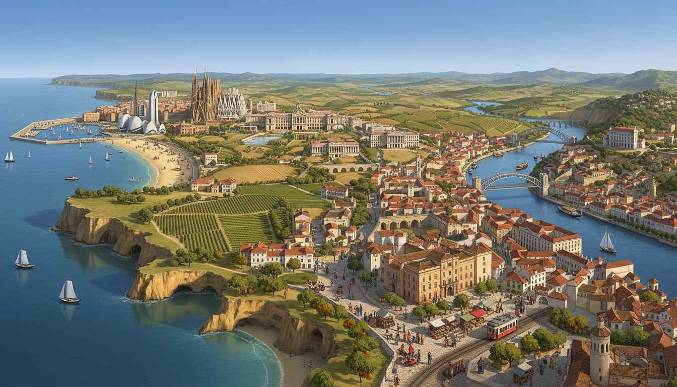 must visit places in spain and portugal