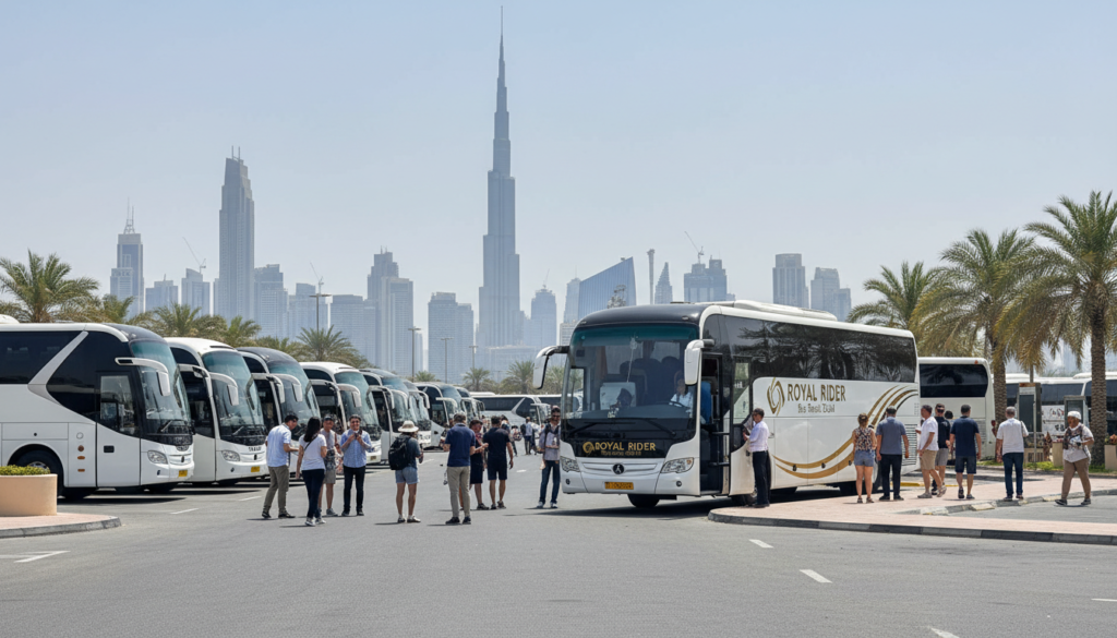 No.1 Bus Rental in Dubai Prices, Bus Types & What Affects the Cost
