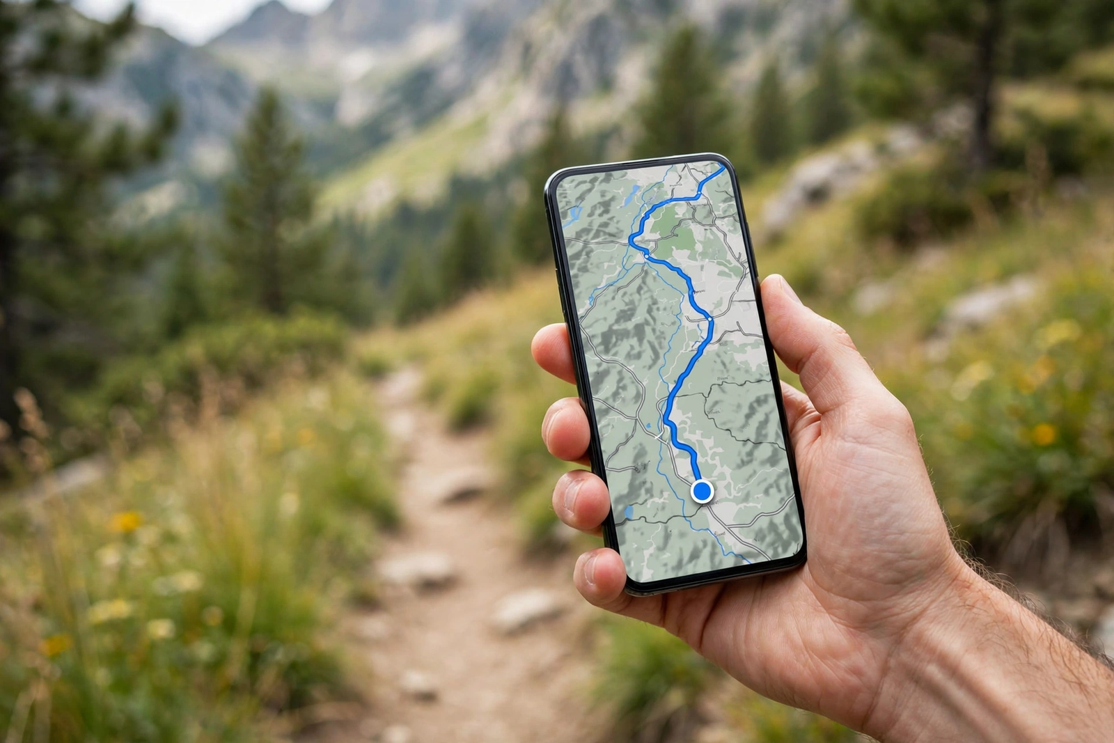 Smartphone with map navigation, best travel apps for 2026