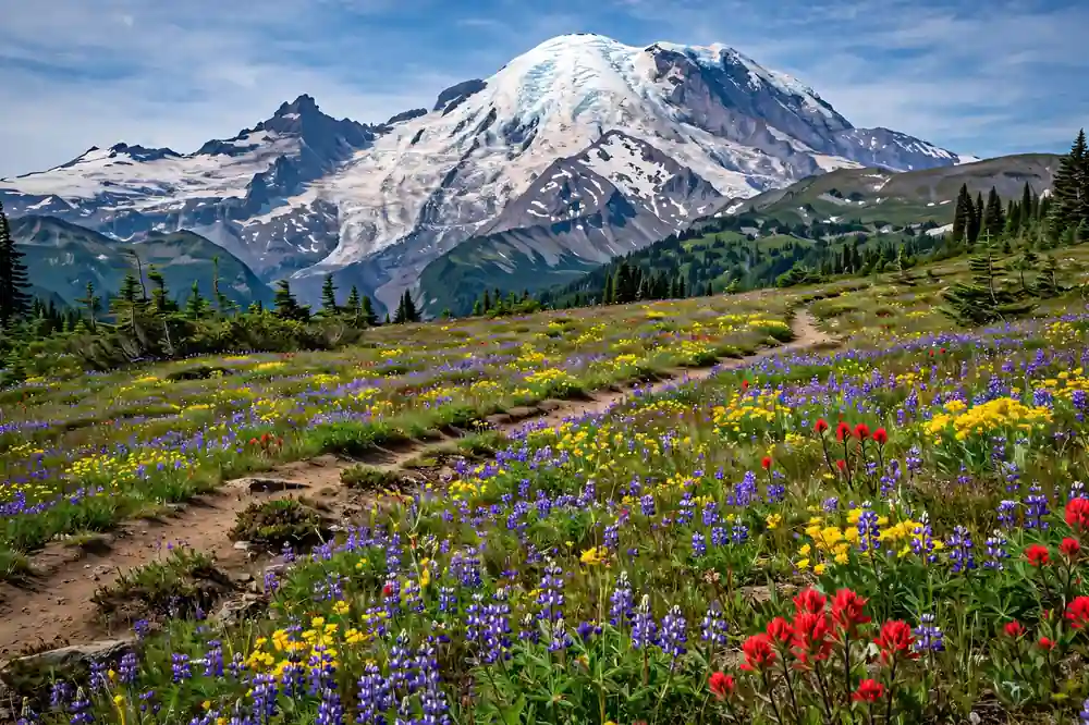 Mount Rainier Hikes: Best Trails for Wildflowers and Mountain Views — complete USA travel guide with the best places, timing tips and practical advice