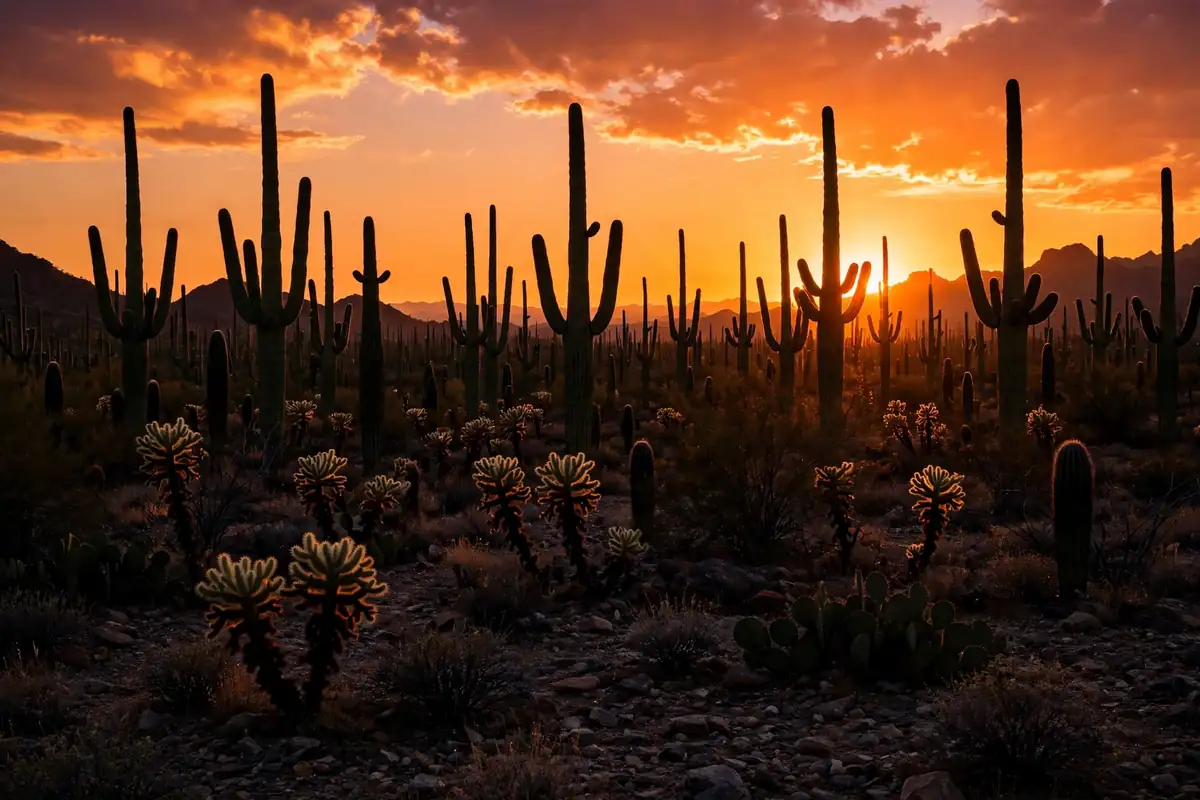 Saguaro National Park Guide: Tucson's Giant Cactus Forests — complete USA travel guide with the best places, timing tips and practical advice